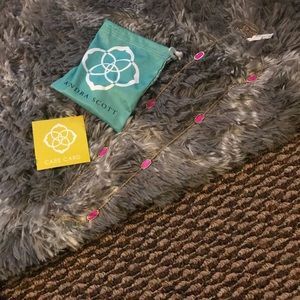 Kendra Scott Magenta Gold Kelsi